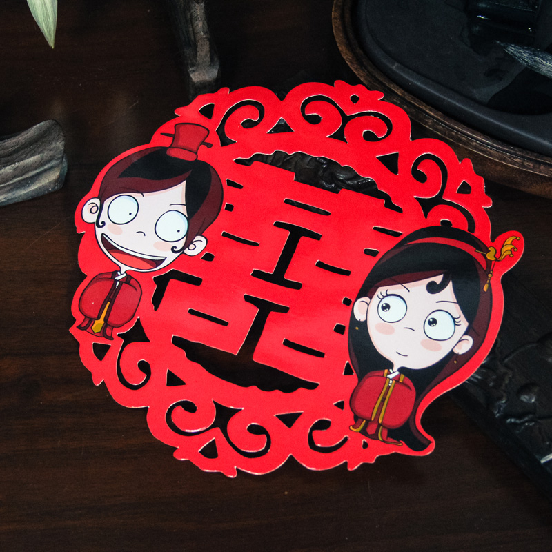 大喜字窗贴 结婚喜字门贴 定制婚庆贴纸窗花 婚房婚礼婚车喜字在类目 节庆用品/礼品, 喜字/剪纸/贴纸中 - 来自Buy2taobao.com提供专业的淘宝代购服务