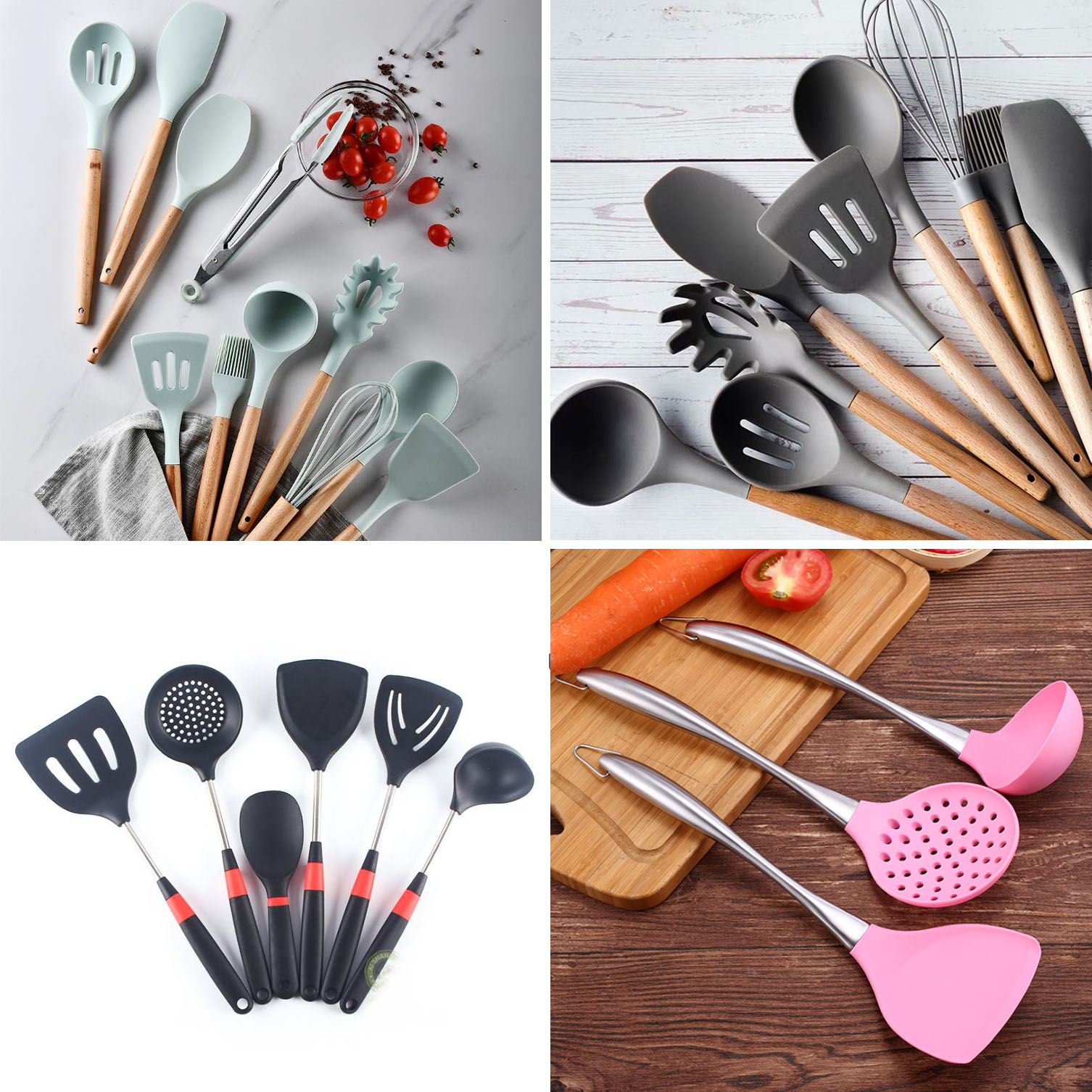 Amazon Best Sellers non-stick cookware Silicone spatula Leaky spoon Whisk stir tasteless 230 high temperature Fried No deformationin the Kitchen/Cooking utensils , Cooking utensils , Cooking spoon shovel , Full scoop shovel category - from Buy2taobao.com to provide professional Taobao agent buy service