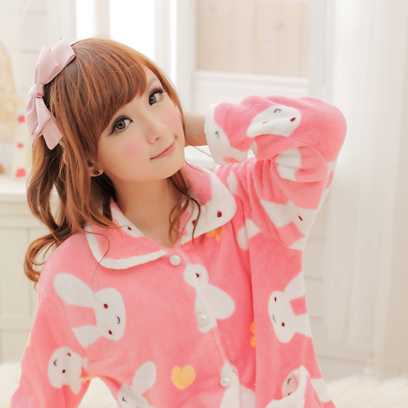 可爱加厚家居服套装...