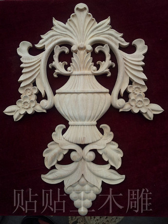 东阳木雕贴贴王 仿古室内装饰家具欧式木雕花