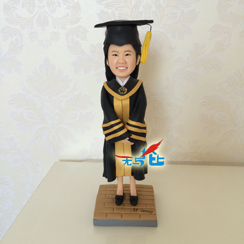 q version image customized Photo Customized Fimo Doll Reality a doll Single image A birthday present graduation doctorin the Personalized custom/Design Services/DIY , Daily/Decorative custom , Dolls/Custom doll , Clay dolls category - from Buy2taobao.com to provide professional Taobao agent buy service