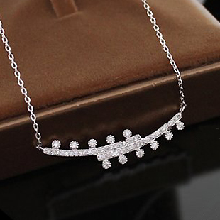 the republic of korea Agency purchase Imported Necklace Female models Korean Edition fashion Europe and America Exaggeration 18K Platinum have cash less than that is registered in the accounts clavicle Necklacein the Accessories/Fashion Jewelry, Necklace category - from Buy2taobao.com to provide professional Taobao agent buy service