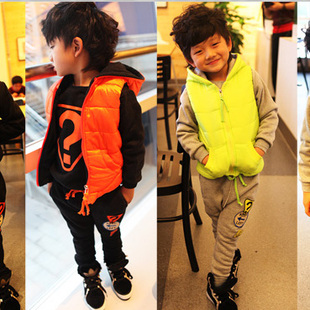  铁蛋家特冬款新年装儿童套装三件套男童套装一件变4件T024