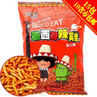  维力食品 张君雅小妹妹 墨西哥辣鸡 点心面 78g克 三种包装随机发