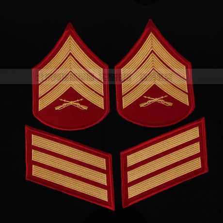 美国海军陆战队礼服军衔 中士军衔+12年服役年