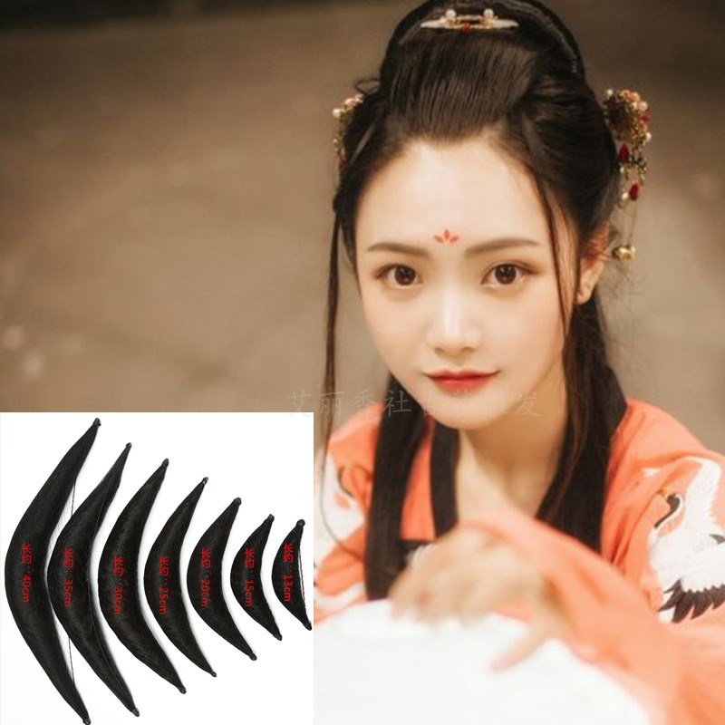 古裝造型演出小龍女墊發棒清朝前額蓬松牛角全發絲發包萬用墊發包在類目 美髮護髮/假髮, 假髮, 發包/丸子中 - 來自Buy2taobao.com提供專業的淘寶代購服務