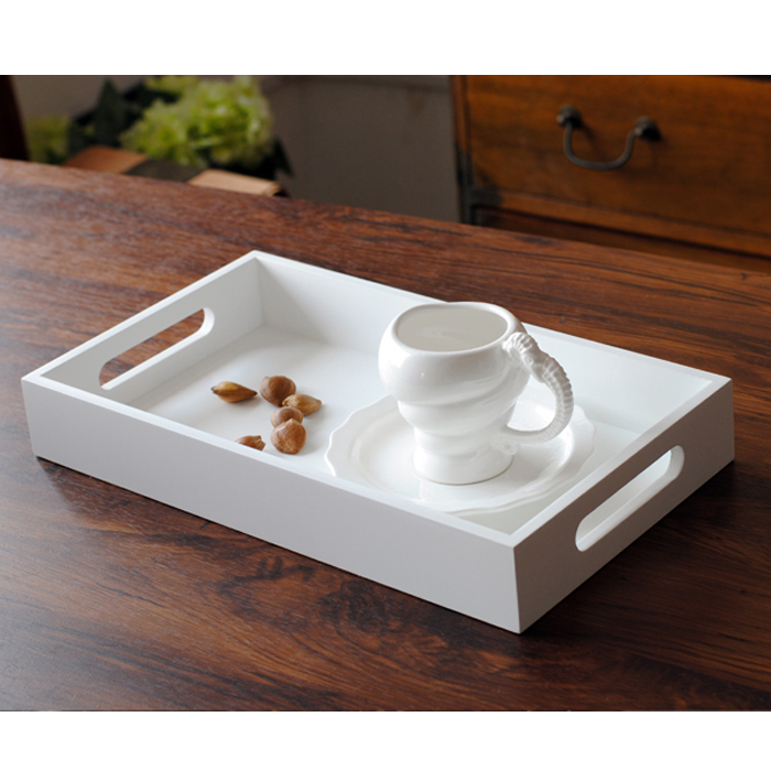 Modern minimalist black and white Solid woodiness rectangle Both sides Opening Open Houses tea tray tea table Soft loading displayin the Tableware , Tea set , Tea tray category - from Buy2taobao.com to provide professional Taobao agent buy service