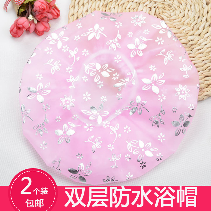 双层浴帽洗澡防水帽女款成人沐浴帽洗澡洗头帽厨房女士防水油烟帽在类目 家庭/个人清洁工具, 个人洗护清洁用具, 浴帽中 - 来自Buy2taobao.com提供专业的淘宝代购服务