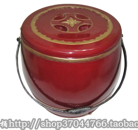 Super large Descendants barrel Extra large wooden toilet Red paint toilet the elderly closestool move closestool portable closestoolin the Festive supplies/Gift , Wedding Themes/Props , Descendants barrel category - from Buy2taobao.com to provide professional Taobao agent buy service
