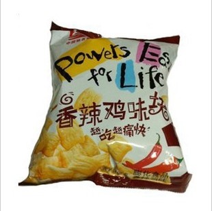  盼盼麦香鸡味块 越吃越痛快 105克 香辣味