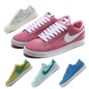  耐克女鞋高帮板鞋休闲鞋滑板鞋正品nike开拓者低帮板鞋运动鞋包邮