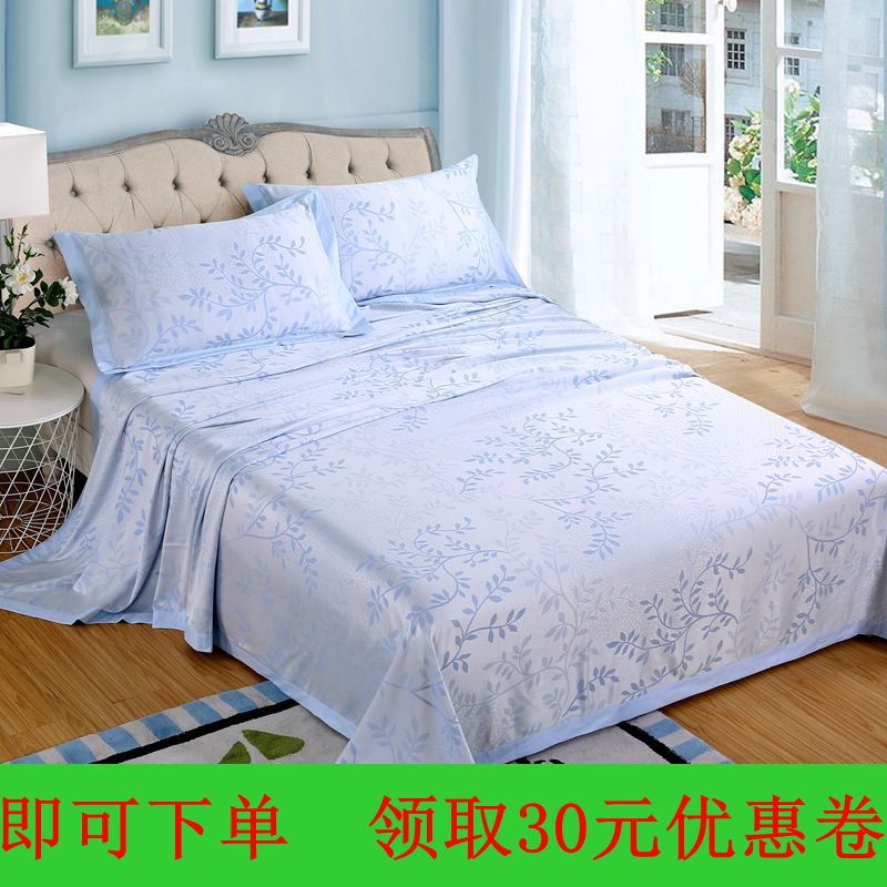 Bamboo fiber summer sleeping mat Three summer Double sheet Borneol summer sleeping mat 1.8 Rice washing machine Tailoringin the Bedclothes , Mat/Mats/Rattan seats/Straw mat/Leather seats category - from Buy2taobao.com to provide professional Taobao agent buy service