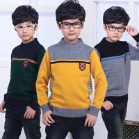 安奈儿2013秋冬新款<em>男童休闲</em>羊<em>毛衣</em>圆领毛衫