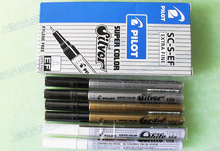日本原装PILOT油漆笔 百乐白色油漆笔 极细0.5MM White SC-W-EF