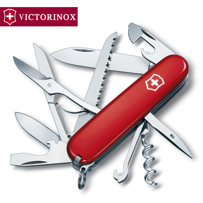 Genuine authentic Switzerland Saber Vickers Switzerland cutter 91mm Huntsman 1.3713 genuine multifunctional counter knives