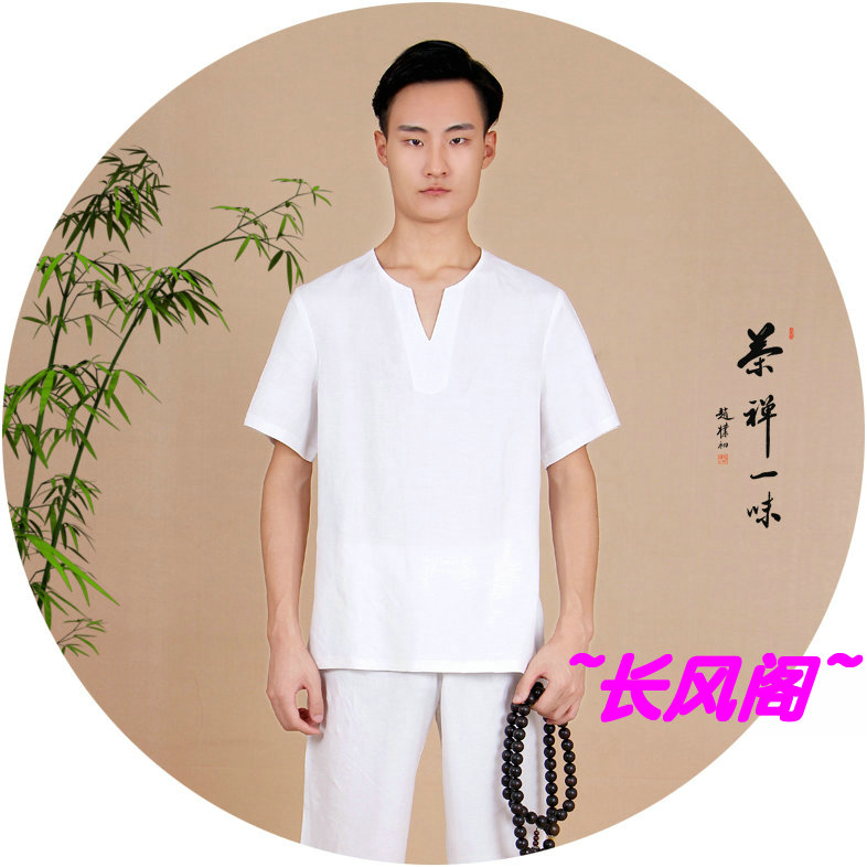 长风阁居士服棉麻禅修服 茶道养生太极中国风7087 特殊尺码可定做在类目 运动/瑜伽/健身/球迷用品, 瑜伽, 瑜伽服中 - 来自Buy2taobao.com提供专业的淘宝代购服务