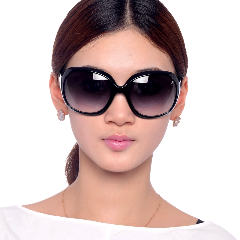 VIP特汇 女士墨镜时尚复古防紫外线潮眼镜太阳镜优雅大框太阳镜
