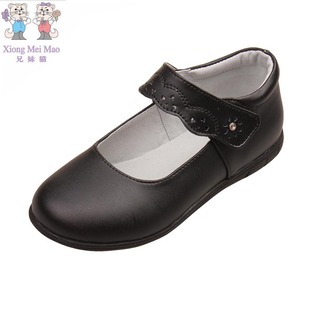  正品兄妹猫童鞋女童皮鞋儿童真皮单鞋 牛皮中大童鞋春季新款