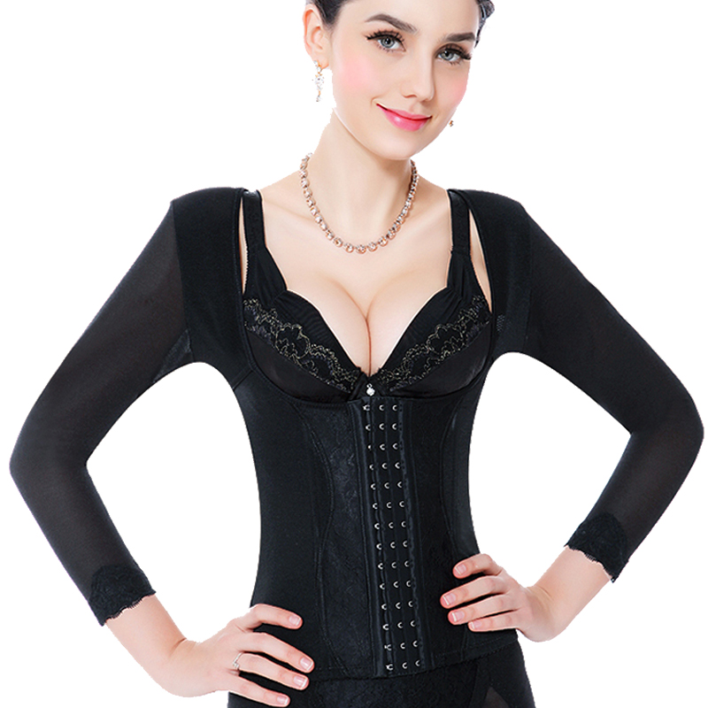Enhanced Long sleeve shape jacket postpartum The abdomen Slimming Pack Less arm Liposuction Postoperative Corsetin the Lingerie/Men's underwear/Tracksuit , Workout Tops category - from Buy2taobao.com to provide professional Taobao agent buy service