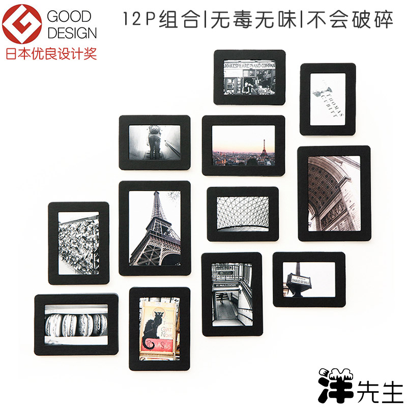 韩国进口THEHAKI 三明治12件组合挂墙相框装饰画框创意照片相片架|ruв категории Домашний быт, рамка/рамка - от Buy2taobao.com для оказания профессиональной услуги покупки агента Taobao