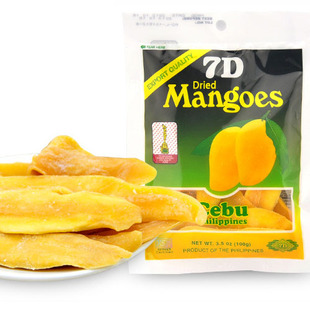  【九元购独享】包邮零食特价菲律宾进口食品mango正品7D芒果干