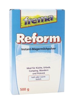 德国直邮成人奶粉 有机脱脂低脂 Frema Reform