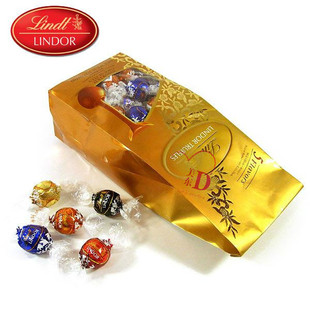  包邮 美国进口Lindt Lindor瑞士莲松露型软心球巧克力混合5味600g