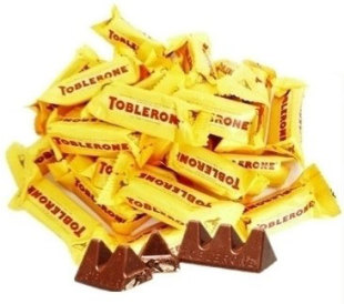  永恒的经典 原装进口Toblerone 瑞士三角牛奶巧克力 袋装400g