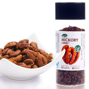  【新农哥】坚果零食特产 无添加临安小核桃仁 山核桃仁198g新瓶装