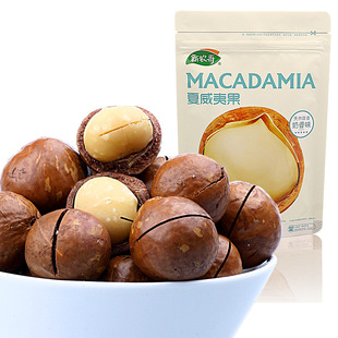  年货【新农哥】坚果零食 坚果皇后夏威夷果218g新包装送开果器