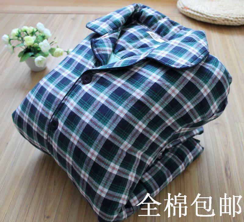<em>睡衣</em>/家居服套装新品 纯棉包邮 男冬高档<em>全棉</em>棉