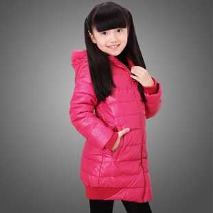  特价！儿童羽绒服女童装 反季清仓正品女童羽绒服中长款水鸟31