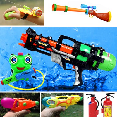 男女沙滩漂流小孩背包成人高压喷射抽拉式宝宝儿童戏水枪玩具批发