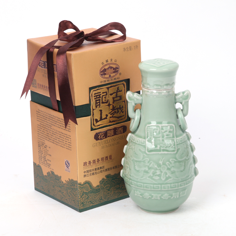 【燕九坊】绍兴黄酒 古越龙山 政务商务用酒花雕酒礼盒装 1000ml 【燕九坊】绍兴黄酒 古越龙山 政务商务用酒花雕酒礼盒装 1000ml