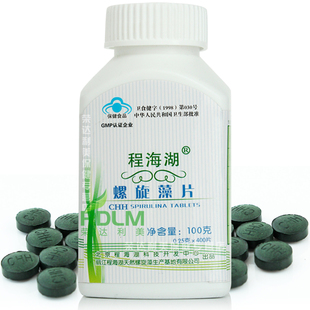  程海湖螺旋藻官网 程海湖牌螺旋藻天然螺旋藻片共450片 官方正品