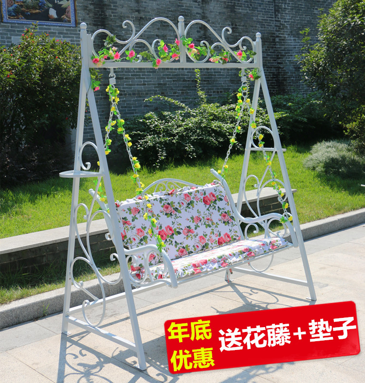 室外花园庭院铁艺三人户外摇篮椅子吊床摇椅吊椅阳台双人秋千包邮在类目 住宅家具, 户外/庭院家具, 户外秋千中 - 来自Buy2taobao.com提供专业的淘宝代购服务