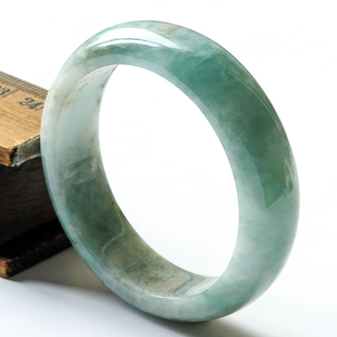  礼尚翠品 翡翠手镯a货老坑特价糯种飘花圆镯天然包邮促销多款微瑕