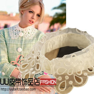  韩国 刺绣衣领项链假领子韩版欧美时尚配饰饰品复古假领女