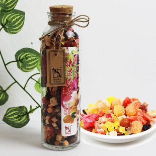  宁国馆 养生茶巴黎香榭纯果香果粒茶花果茶水果花茶漂流瓶装包邮
