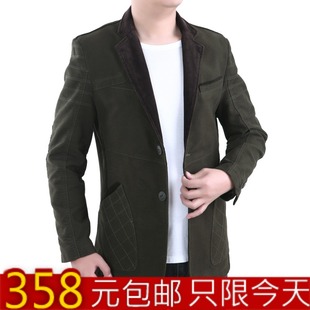  春季新款男装男士纯棉修身小西装商务休闲外套西服S1H7