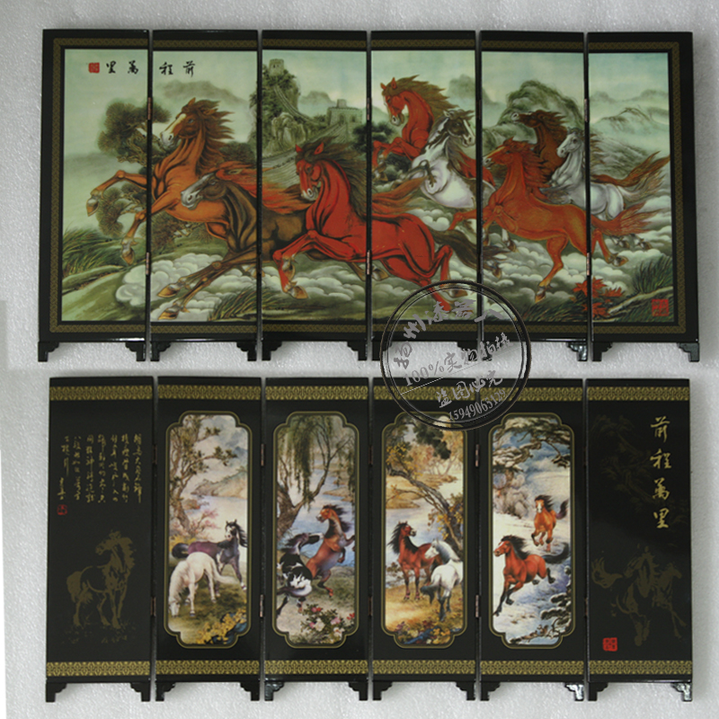 扬州漆器 彩绘小屏风前程万里摆件工艺品在类目 特色手工艺, 地区民间特色手工艺, 漆器中 - 来自Buy2taobao.com提供专业的淘宝代购服务