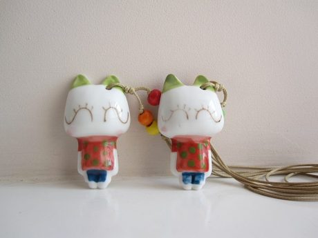 景德镇陶瓷首饰品<em>手工</em>绘制娃娃<em>头机器</em>多乐猫项