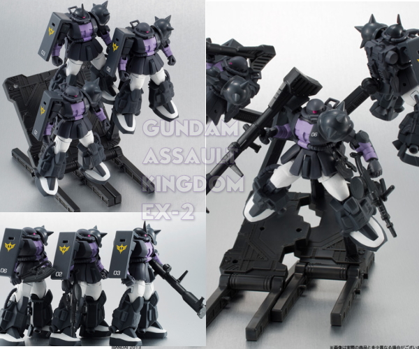 ASSAULT KINGDOM EX2 06R ZAKU 3-in-1 SET w/o Gum 渣古 现货在类目 模玩/动漫/周边/cos/桌游, 高达/机甲模型/机器人/变形类, 高达模型专区中 - 来自Buy2taobao.com提供专业的淘宝代购服务