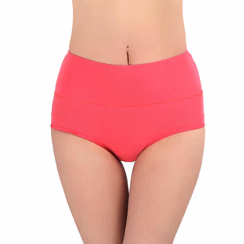 6条包邮 依之舍7161女士莱卡弹力全纯棉中高腰收腹提臀舒适瘦塑身