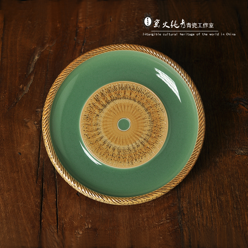 Longquan celadon ceramics Tea Tray Tea ceremony Wu Guo Feng Pure handworkin the Tableware , Tea set , Tea/With zero category - from Buy2taobao.com to provide professional Taobao agent buy service
