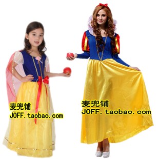 圣诞节COS服装女皇童成人舞会礼服迪士尼白雪公主裙演出服蓬蓬裙