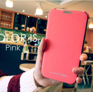 韩国正品NOTE2三星N7100 N7108 N719手机壳商务皮套外壳保护套