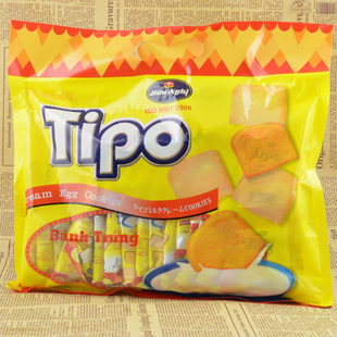  【Tipo】正宗越南进口零食品 特价9.9元 100%正品鸡蛋奶油面包干