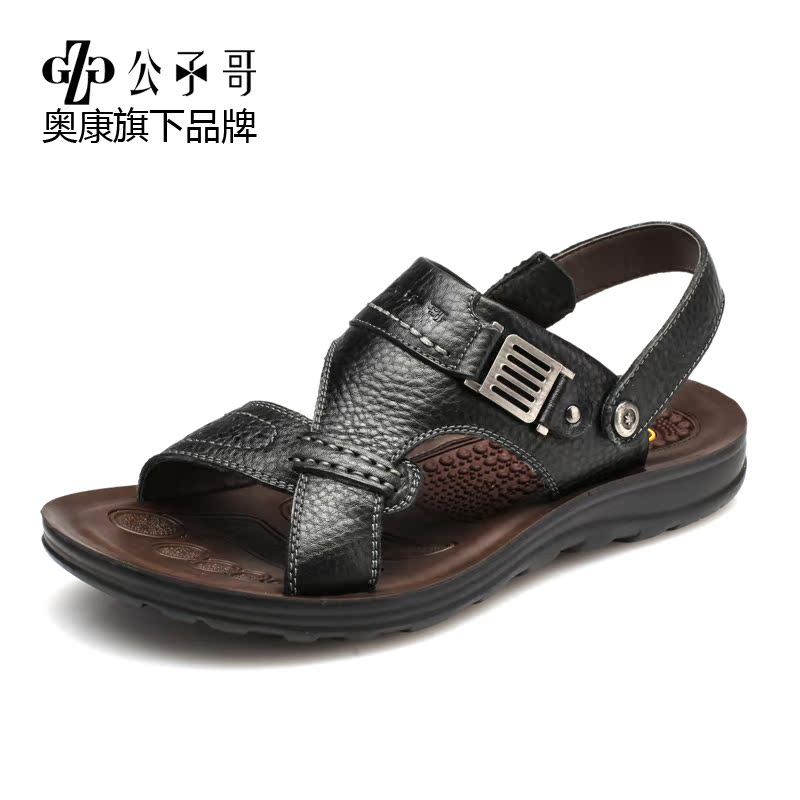 ... sandals everyday casual sandals male beach shoes, leather sandals wet