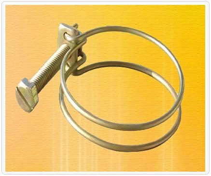 镀彩锌喉箍 卡箍 管箍 抱箍 管夹 水管卡箍 钢丝